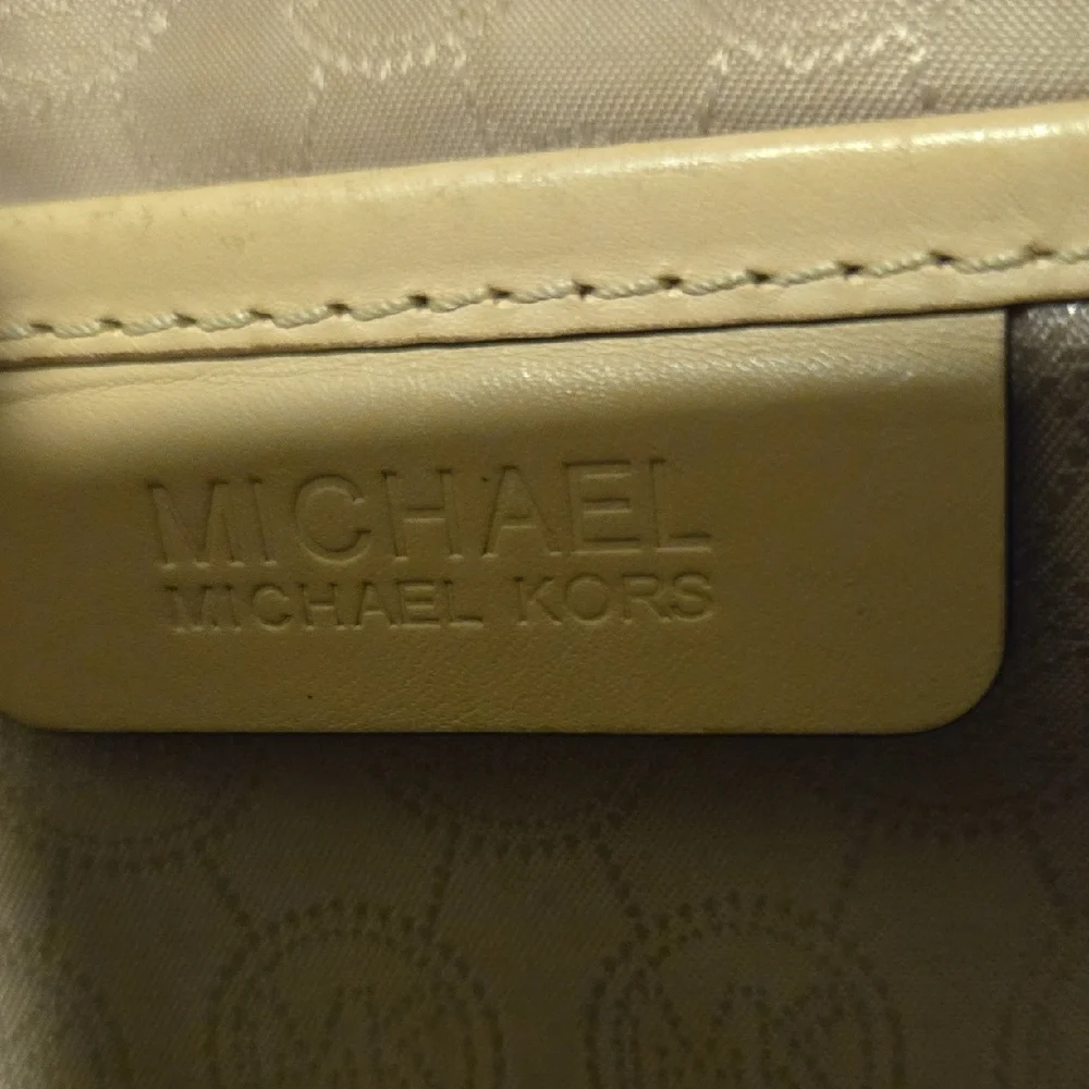 Michael Kors Checkered Tote - Black and Tan - Picture 16 of 16